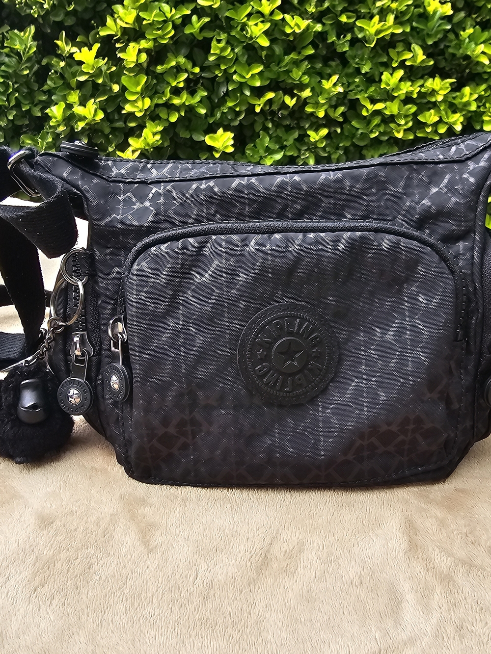 Kipling Black Mini Crossbody Shoulder Bag